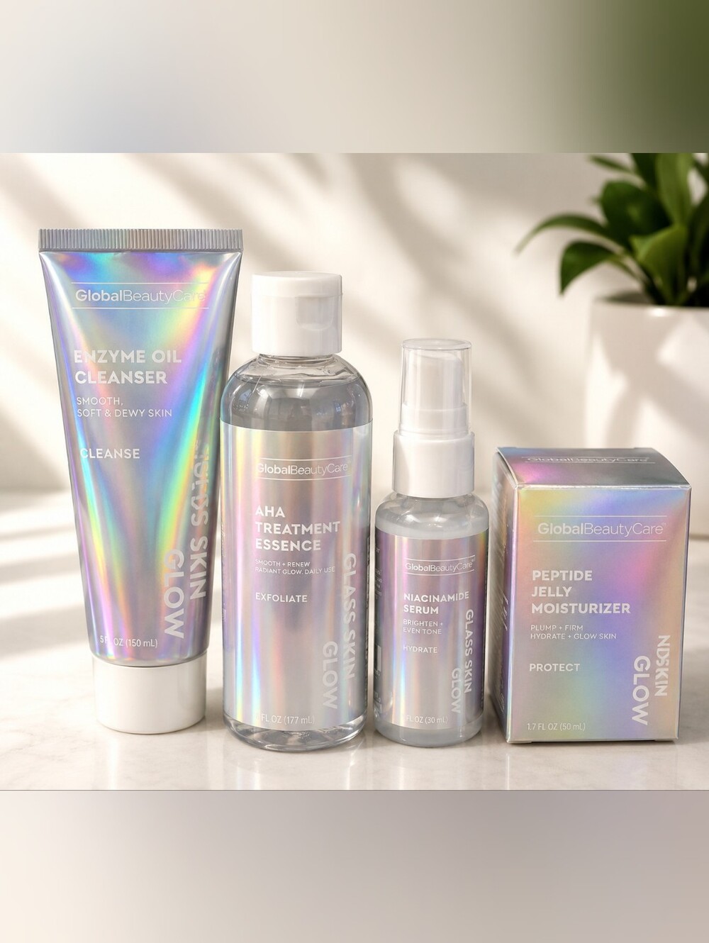 Global Beauty Care GLASS SKIN GLOW LINE 4 PC SET
